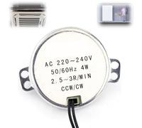 Motor Sncrono de CA de 220-240V motor de volteo incubadora Motor de Engranaje Giratorio Elctrico de 4W, CW/CCW, Slido, de Poco Ruido, 50/60Hz, 1 Uds. (2,5-3 Kołnierze kół pasowych rozrządu