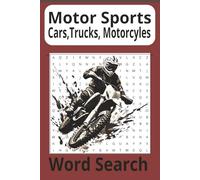 Motor Sports Word Search Book