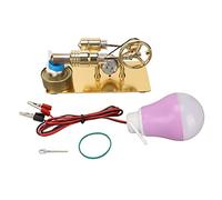 Motor Stirling Modelo Educativo de Acero Inoxidable para Proyectos Científicos Demostraciones Ingeniería Transformación Energía de Calor a Movimiento