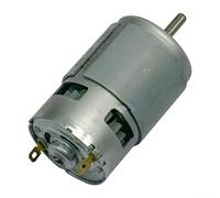 Motor tipo 775 de 21 V para amoladora angular y secador de pelo, componente de núcleo de metal plateado con eje de 5 mm, pieza de repuesto alta para máquinas herramientas de molienda