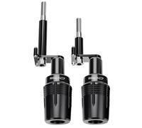 Motor Topes Anticaida Para KAWASAKI Para Ninja 400 Z400 500 500SE Para Ninja500 Z500 Motor Escape Marco Deslizadores Protector Almohadilla Choque(500 Frame-Black)