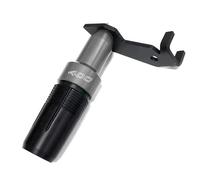 Motor Topes Anticaida Para KAWASAKI Para Ninja 400 Z400 500 500SE Para Ninja500 Z500 Motor Escape Marco Deslizadores Protector Almohadilla Choque(400 Exhaust-Grey)