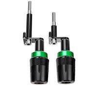 Motor Topes Anticaida Para Kawasaki Para Ninja 500 500SE Z500 Deslizadores Marco Almohadilla Choque Protección Contra Caídas Deslizador Escape(Frame Sliders-Green)