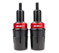 Motor Topes Anticaida Para Kawasaki Para Ninja 650 KRT Z650 RS 2017-2025 Deslizadores Marco Motocicleta Almohadilla Choque Protección Contra Caídas Deslizador Escape(A-Red)