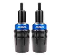 Motor Topes Anticaida Para Kawasaki Para Ninja 650 Z650 Z650RS 2017-2026 Deslizadores Marco Motocicleta Protección Contra Caídas(Blue)
