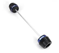 Motor Topes Anticaida Para KAWASAKI Z650 Para Ninja 650 2019-2026 Protector Choque Del Eje Deslizante Horquilla Rueda Delantera Motocicleta(Front-Blue)