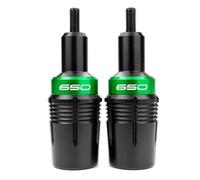 Motor Topes Anticaida Para KAWASAKI Z900 SE RS Z650 Para Ninja 650 2017-2025 Protector Chasis Motocicleta Parachoques Almohadilla Choque(A-Green-650)