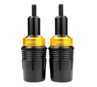 Motor Topes Anticaida Para KAWASAKI Z900 Z900SE 2017-2025 Marco Escape Motocicleta Deslizadores Protector Almohadilla Choque Protección Contra Caídas(Frame-Gold)