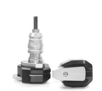 Motor Topes Anticaida Para QJMOTOR QJ SRK600 SRK 600 Marco Protección Contra Caídas Para Motocicleta Protector Carenado Deslizante Almohadilla Antichoque(Silver)