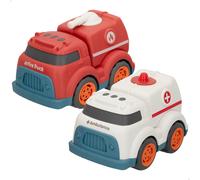 Motor Town Green Set vehículos de emergencias juguete