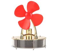 Motor Toy de Motor Stirling, Modelo Científico de Zinc y Acero en Rojo, Juego Educativo para Regalos - Funcionamiento Silencioso, Bajo Costo y Demostración Científica