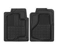 Motor Trend 2 Alfombrillas de Goma Tipo de Clima para Coches, SUV, Camiones, Ajuste Universal Resistente para Adaptarse a la protección (2 Alfombrillas Delanteras)