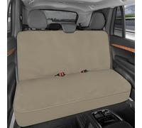 Motor Trend AquaShield - Fundas Impermeables para Asiento Trasero de Coche, SUV y Camiones. Funda de Asiento Trasero Beige para Asiento Trasero, Neopreno Duradero Resistente a derrames para niños y