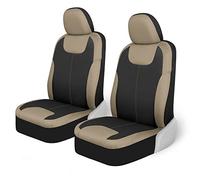 Motor Trend M224 - Fundas de Asiento de Coche de Tela prémium para automóvil, Color Beige Devil'S Symmetry - Protección Interior de poliéster