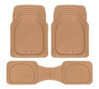 Motor Trend - MT-923-BG 923-BG FlexTough - Tapetes de Goma Resistentes para Coche, SUV, camión y Furgoneta, protección para Todo Tipo de Clima, Recortar para Adaptarse (Beige Tostado)