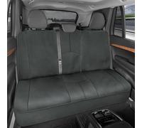 Motor Trend SpillGuard Funda de Asiento Trasero Impermeable con Costuras Negras - Protector de Asiento Trasero Dividido con Acolchado de Neopreno - Funda de Asiento Trasero para niños y Perros