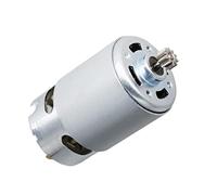 Motor Vehículo 1 Uds. Motor de 9 dientes 550dc 20000RPM 12V 14V 14.4VD eje RS550 Motor de taladro inalámbrico Motor de destornillador eléctrico Motor de sierra de cadena paseo Recargable ( Color : 12V