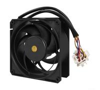 Motor Ventilador Frigorífico DC 13.6V para compacto Motor Ventilador | para construcción plástica robusta, color negro, al desgaste, uso continuo, larga duración