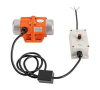 Motor vibratorio eléctrico con regulador de velocidad 3000 rpm, 220 V, motor de vibración para dispositivos mecánicos, para minería, metalurgia, carbón, electricidad, construcción, química (100 W)