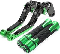 Motorbike Drum Brakes For Kawasaki For ZX636R 2005-2006 Motorcycle Adjustable Brakes Extendable Clutch Levers Handle Bar End Reservoir Levers,Resistente al Uso