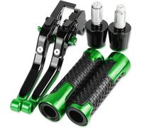 Motorbike Drum Brakes For Kawasaki For ZX6R 2019-2020 Motorcycle Aluminum Adjustable Extendable Brake Clutch Levers Handlebar Hand Grips Ends Reservoir Levers,Resistente al Uso