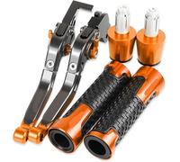 Motorbike Drum Brakes Motorcycle Adjustable Brake Clutch Levers Handlebar Hand Grips Ends For Kawasaki For Z125 For Z125PRO 2015-2018 Reservoir Levers,Resistente al Uso