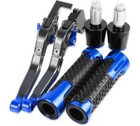 Motorbike Drum Brakes Motorcycle Adjustable Brake Clutch Levers Handlebar Hand Grips Ends For Kawasaki For Z125 For Z125PRO 2015-2018 Reservoir Levers,Resistente al Uso