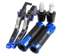 Motorbike Drum Brakes Motorcycle Adjustable Brake Clutch Levers Handlebar Hand Grips Ends For Kawasaki For Z125 For Z125PRO 2015-2018 Reservoir Levers,Palanca de Freno y Embrague