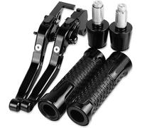 Motorbike Drum Brakes Motorcycle Adjustable Brake Clutch Levers Handlebar Hand Grips Ends For Kawasaki For Z125 For Z125PRO 2015-2018 Reservoir Levers,Resistente al Uso