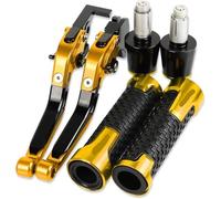 Motorbike Drum Brakes Motorcycle Adjustable Brake Clutch Levers Handlebar Hand Grips Ends For Kawasaki For Z125 For Z125PRO 2015-2018 Reservoir Levers,Resistente al Uso