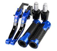 Motorbike Drum Brakes Motorcycle Adjustable Brake Clutch Levers Handlebar Hand Grips Ends For Kawasaki For Z125 For Z125PRO 2015-2018 Reservoir Levers,Palanca de Freno y Embrague