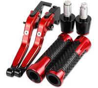 Motorbike Drum Brakes Motorcycle Adjustable Brake Clutch Levers Handlebar Hand Grips Ends For Kawasaki For Z125 For Z125PRO 2015-2018 Reservoir Levers,Resistente al Uso