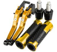 Motorbike Drum Brakes Motorcycle Aluminum Adjustable Brake Clutch Levers Handlebar Hand Grips Ends For Honda For CB1000R 2018-2020 Reservoir Levers,Resistente al Uso