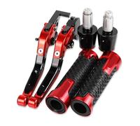 Motorbike Drum Brakes Motorcycle Aluminum Adjustable Brake Clutch Levers Handlebar Hand Grips Ends For Yamaha For FZ600 1987-1989 Reservoir Levers ，embrague de freno de motocicleta