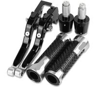 Motorbike Drum Brakes Motorcycle Aluminum Adjustable Brake Clutch Levers Handlebar Hand Grips Ends For Ducati For 695MONSTER 2007 2008 Reservoir Levers,Palanca de Freno y Embrague