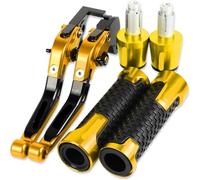 Motorbike Drum Brakes Motorcycle Aluminum Brake Clutch Levers Handlebar Hand Grips Ends For Ducati For Hypermotard1100 2007-2012 Reservoir Levers,Palanca de Freno y Embrague