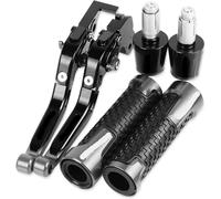 Motorbike Drum Brakes Motorcycle Aluminum Brake Clutch Levers Handlebar Hand Grips Ends For Ducati For Hypermotard1100 2007-2012 Reservoir Levers,Palanca de Freno y Embrague