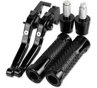 Motorbike Drum Brakes Motorcycle Aluminum Brake Clutch Levers Handlebar Hand Grips Ends For Ducati For Hypermotard1100 2007-2012 Reservoir Levers,Palanca de Freno y Embrague