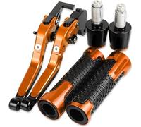 Motorbike Drum Brakes Motorcycle Aluminum Brake Clutch Levers Handlebar Hand Grips Ends For Ducati For Hypermotard1100 2007-2012 Reservoir Levers,Palanca de Freno y Embrague