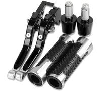 Motorbike Drum Brakes Motorcycle Aluminum Brake Clutch Levers Handlebar Hand Grips Ends For Ducati For Hypermotard1100 2007-2012 Reservoir Levers,Palanca de Freno y Embrague