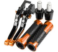 Motorbike Drum Brakes Motorcycle Aluminum Brake Clutch Levers Handlebar Hand Grips Ends For Ducati For Hypermotard1100 2007-2012 Reservoir Levers,Palanca de Freno y Embrague
