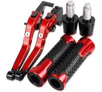 Motorbike Drum Brakes Motorcycle Aluminum Brake Clutch Levers Handlebar Hand Grips Ends For Ducati For Hypermotard1100 2007-2012 Reservoir Levers,Palanca de Freno y Embrague