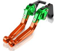 Motorbike Drum Brakes Motorcycle Brake Clutch Lever Extendable Adjustable Handbrake Handlebar For Kawasaki For NINJA650R For ER6F For ER6N 2006-2008 Reservoir Levers,Palanca de Freno y Embrague