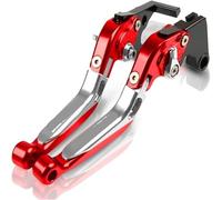 Motorbike Drum Brakes Motorcycle Handbrake Folding Extendable Moto Adjustable Clutch Brake Levers For Suzuki For B-King 2008-2012 Reservoir Levers,Palanca de Freno y Embrague