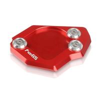 Motorbike Kickstand Foot Side Stand Extension Pad Support Plate Motorcycle Compatible with F700GS 2008-2015 F650GS Twin 2008-2014(Red F700gs)