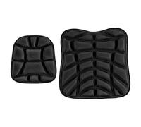 Motorbike Saddle - Ventilated Synthetic Foam Pad, Grip Enhanced Abrasion Proof Cover | Extended Exploration Cruiser Travel Endurance Stability Enhancement Gear