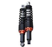 Motorbike Shock Absorber - 12.20 Inch Motorcycle Rear Suspension | Metal Damping System - Shock Absorber Pair with Thickened Spring Fast Response Construction for Motorbike Riding Comfort & Stability