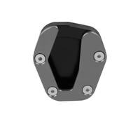 Motorbike Stand Para Moto para Guzzi V100 V 100 Mandello 2023 2024, soporte de pie apoyo lateral CNC para motocicleta, extensión almohadilla(Gris)