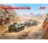 Motorcade Afgano 1979-1989 (URAL-375D, URAL-375A, ATZ-5-375, BTR-60PB) Kit 1:72