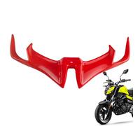 MOTORCHLE WINGLETS - Kit delantero ABS | Ala aerodinámica y pico | para aleta de tiburón | Alerón lateral dinámico decorativo para estilo de motocicleta, modificación, uso de carretera